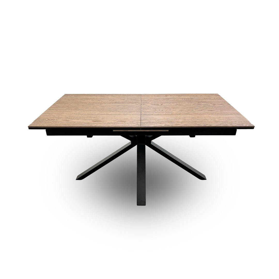 ‘Saturn’ Oak Top Pop-up Extending Dining Table