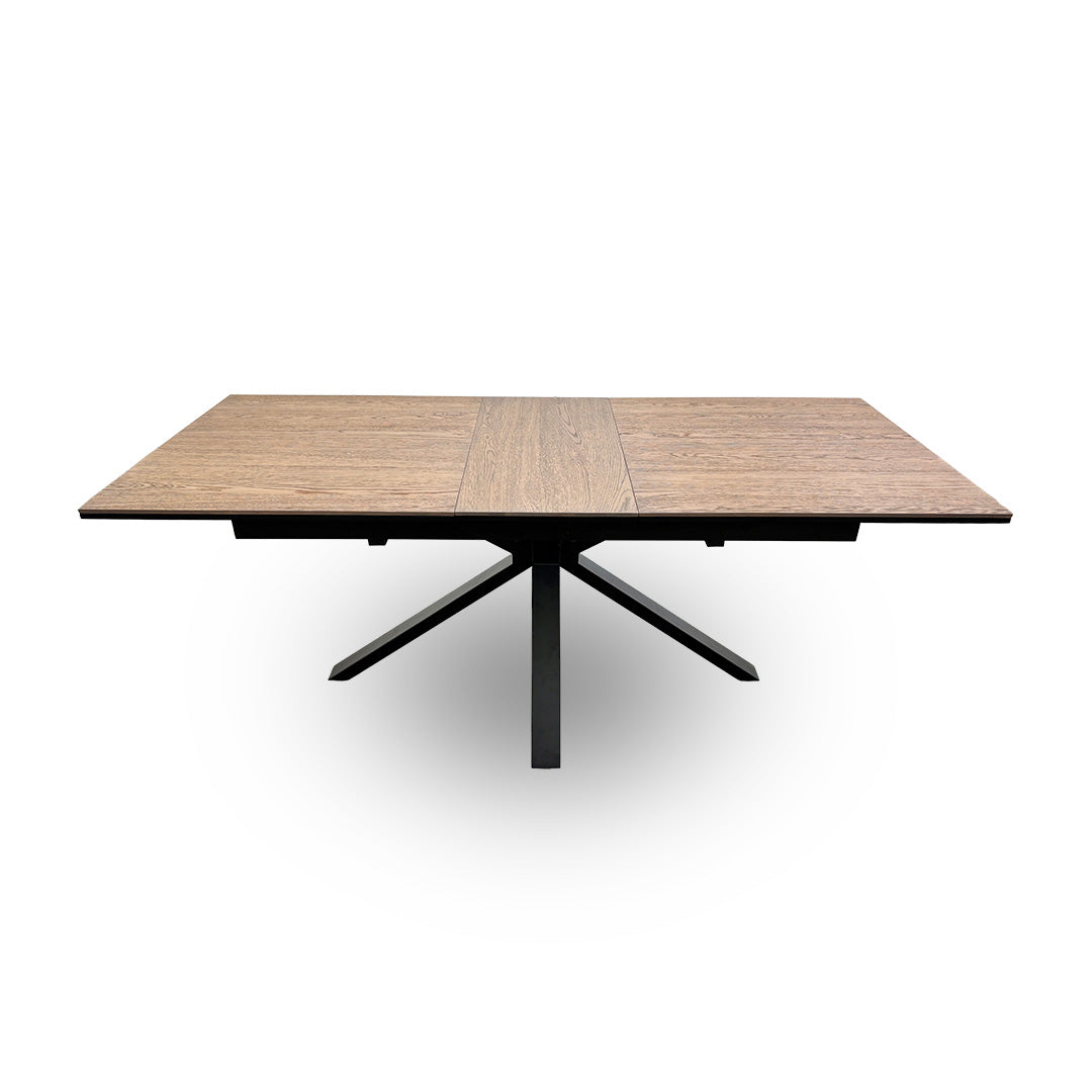 ‘Saturn’ Oak Top Pop-up Extending Dining Table