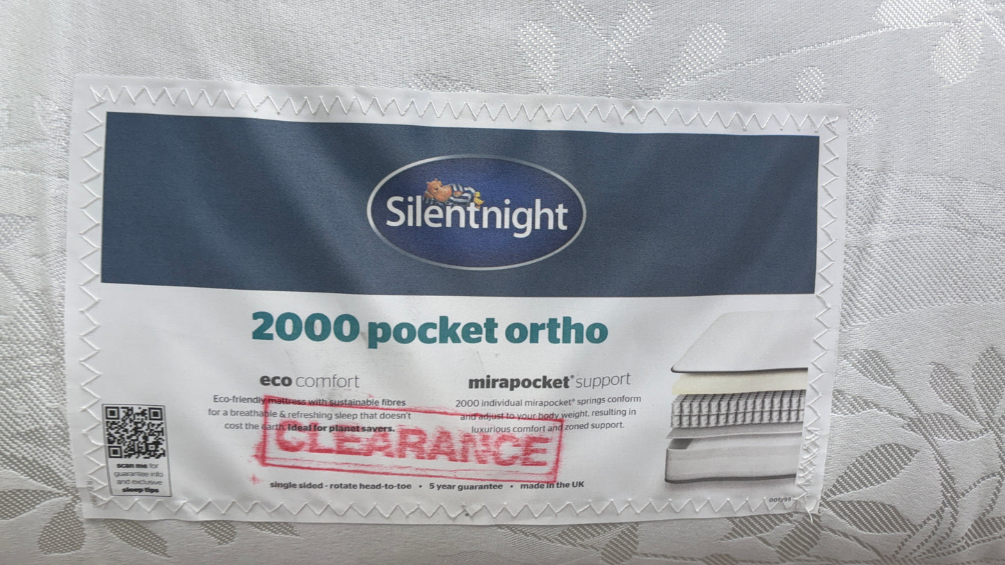 Silentnight 2000 Pocket Ortho Mattress - King