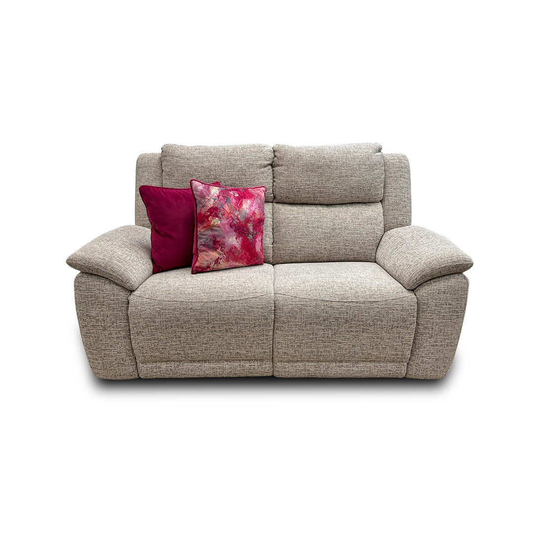 ‘Utah’ Oatmeal We-0101 Fabric 2 Seater Sofa