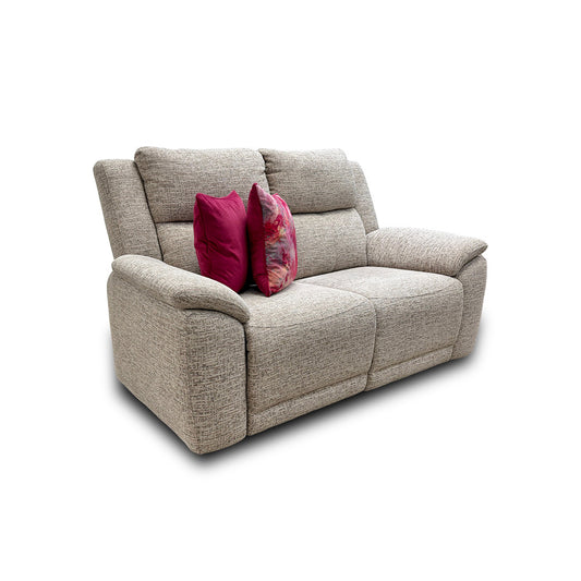 ‘Utah’ Oatmeal We-0101 Fabric 2 Seater Sofa