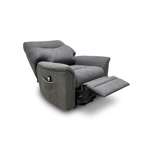 Parker Knoll ‘Hudson 23’ Charcoal Grey Fabric Lift and Rise Chair