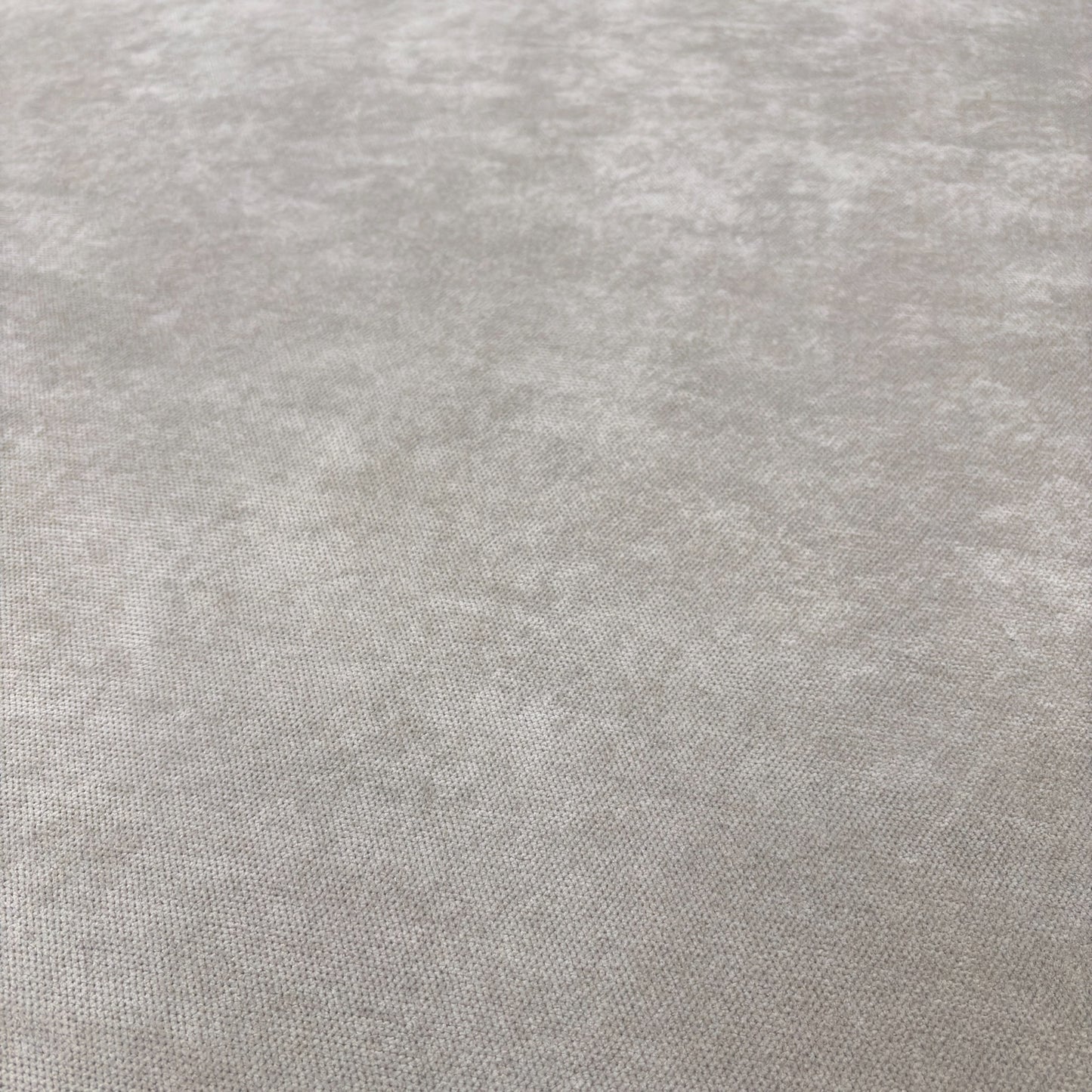 ‘Ballard’ Grey Fabric Large Square Footstool