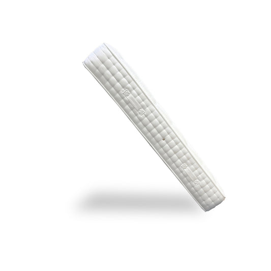 Side profile of the Oakley Ortho 1000 Pocket Sprung Mattress, showing its thickness (33cm) and durable edge support.