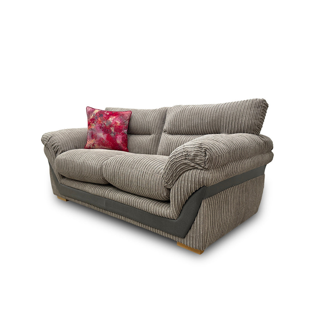 'Zana' Steel Combination Samson Large 2 Seater Sofa