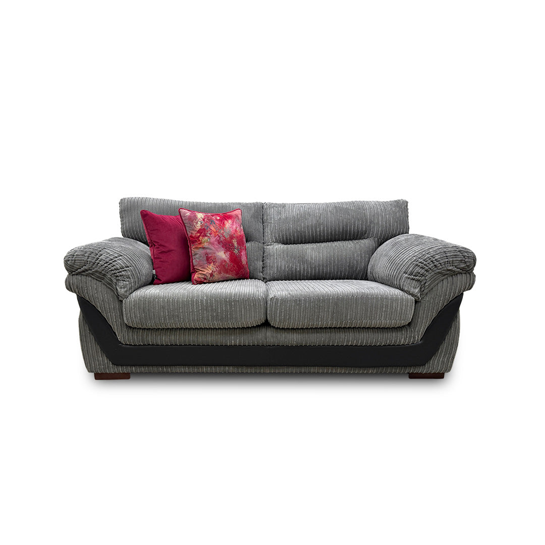 'Zana' Slate Combination Samson Large 2 Seater Sofabed