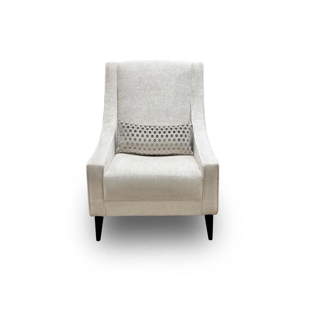 'Melody' Pearl Chenille Fabric Accent Chair