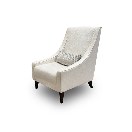 'Melody' Pearl Chenille Fabric Accent Chair