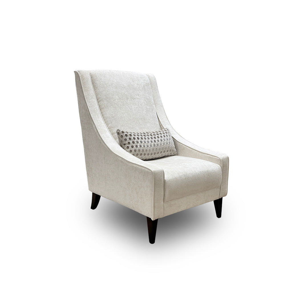 'Melody' Pearl Chenille Fabric Accent Chair