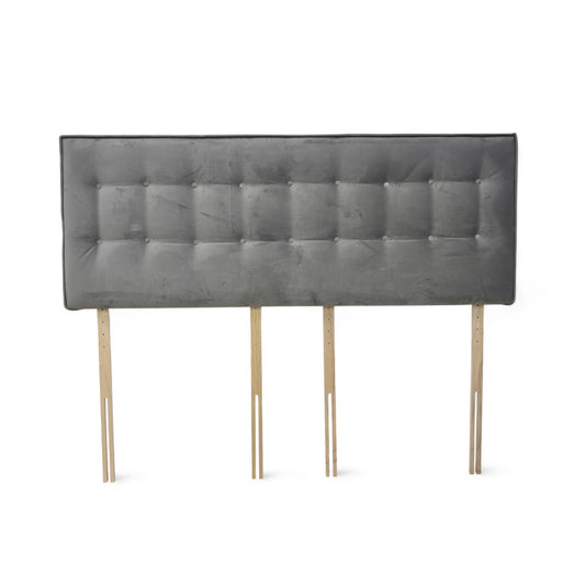 'Coral’ Luxury Silver Strutted Headboard - Super King