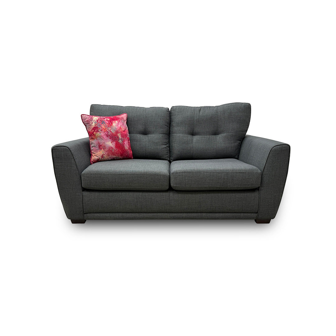 'Kian' Charcoal Revive Fabric Large 2 Seater Sofa Bed