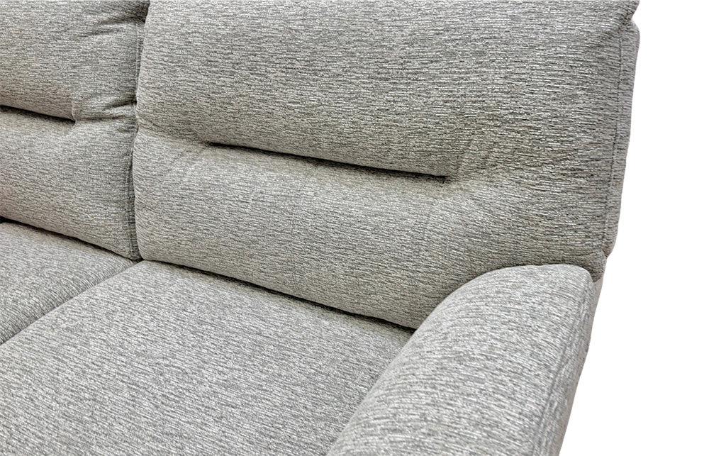 G Plan ‘Seattle’ Light Grey Fabric 3 Seater Sofa