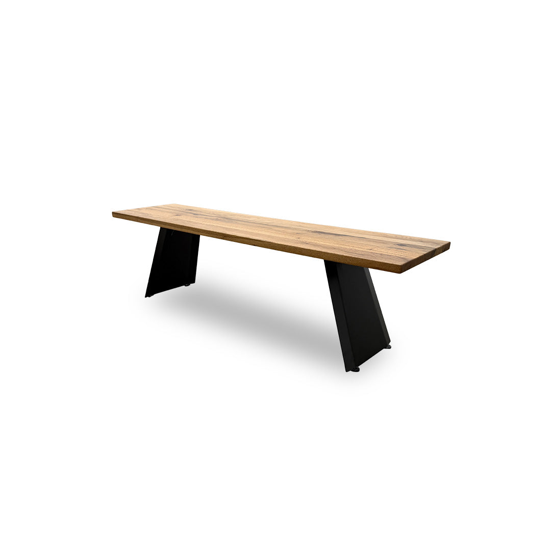 'Lucio' 01 Oiled Solid Oak 160cm Dining Bench