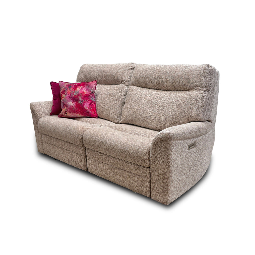 Parker Knoll ‘Hudson 23’ Ida Autumn Large 2 Seater Fabric Power Recliner Sofa
