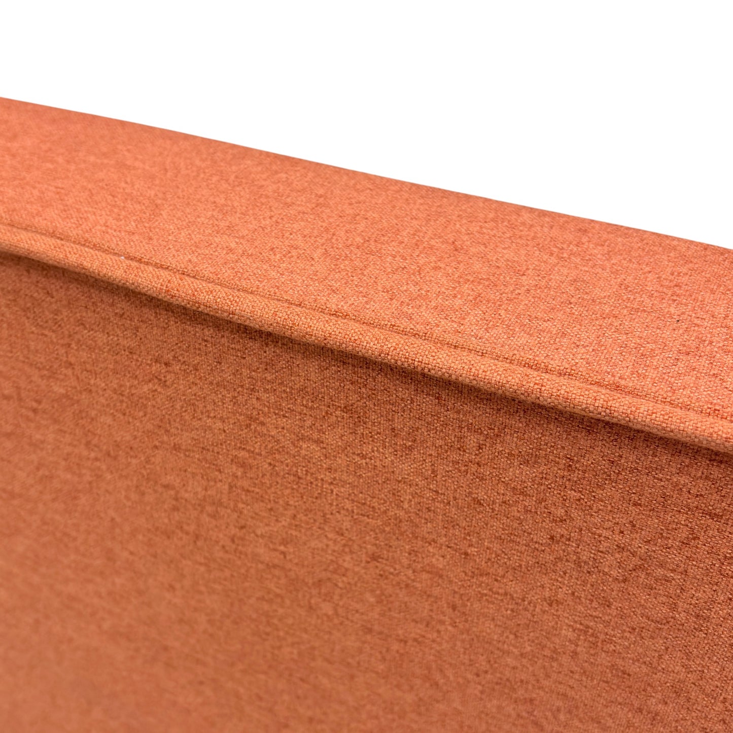 'Sleepeezee' Joshua Burnt Orange Fabric Divan Base Only - King