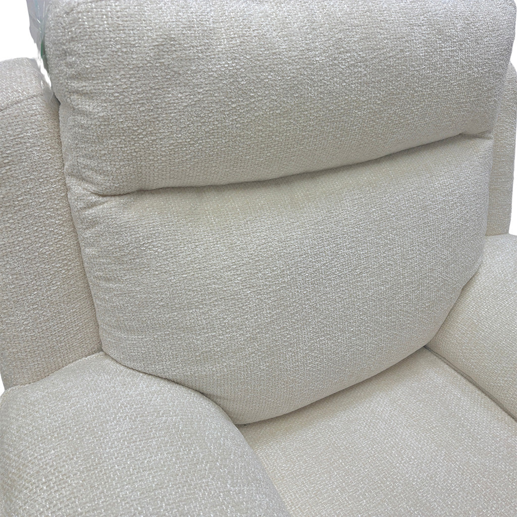 ‘Starlight Express’ White Fabric Armchair