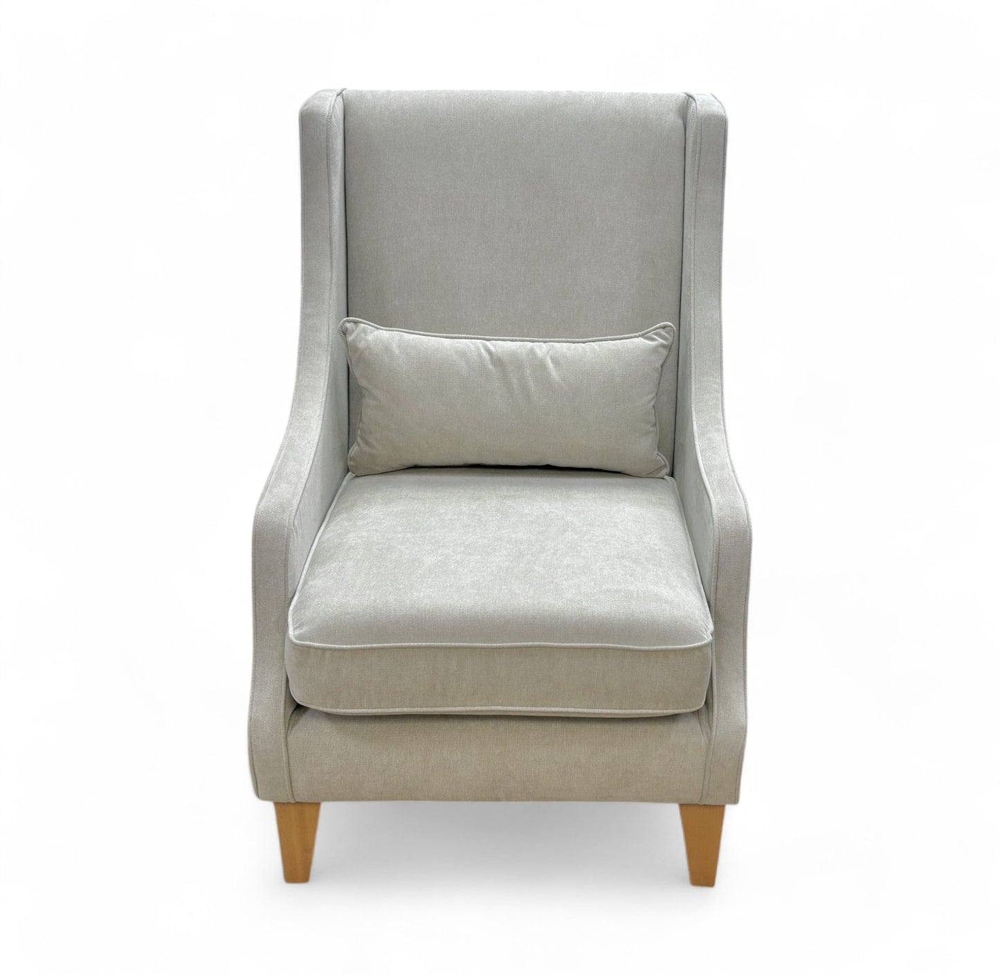 ‘Otley’ Silver Fabric Accent Chair