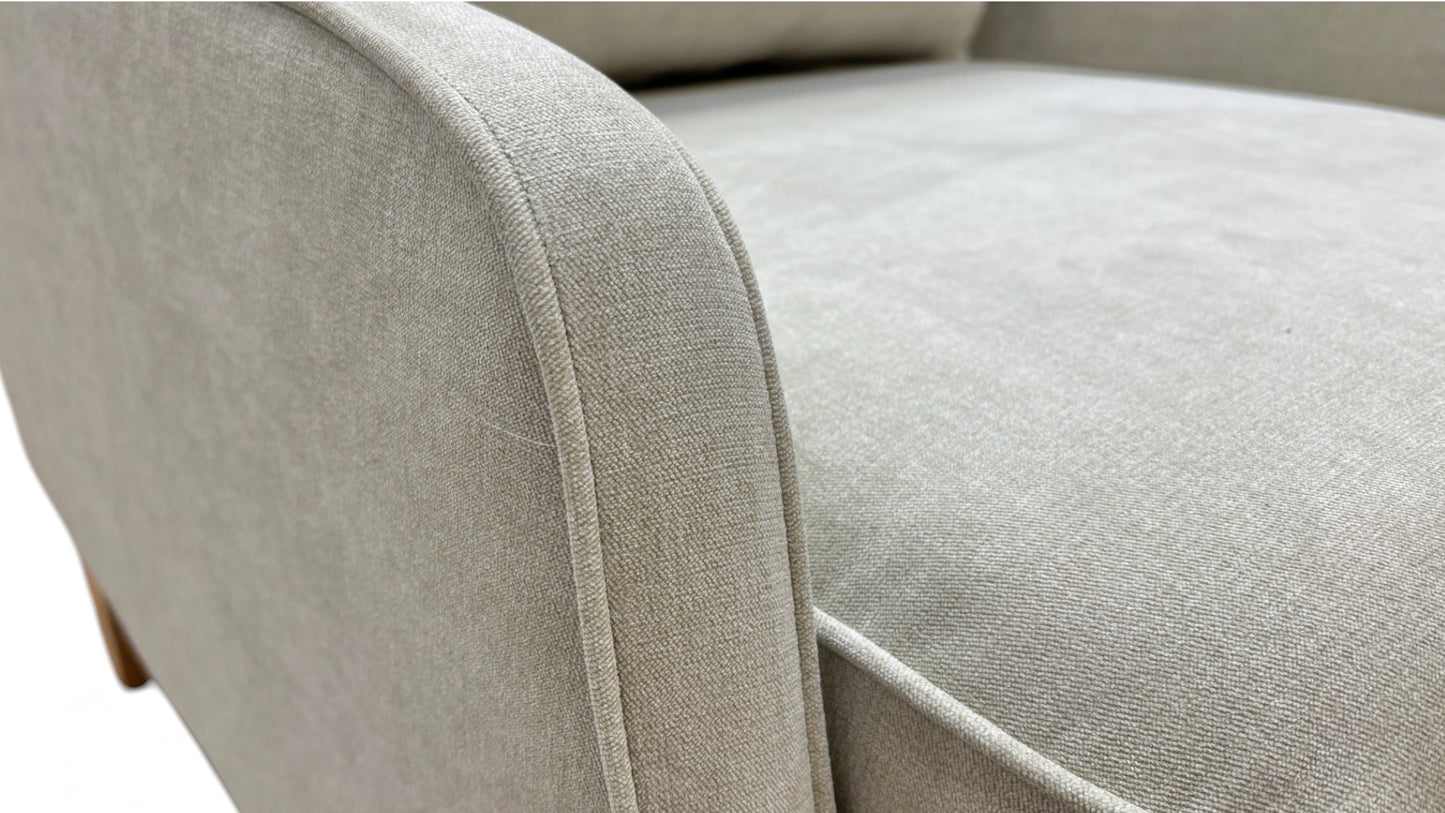 ‘Otley’ Silver Fabric Accent Chair
