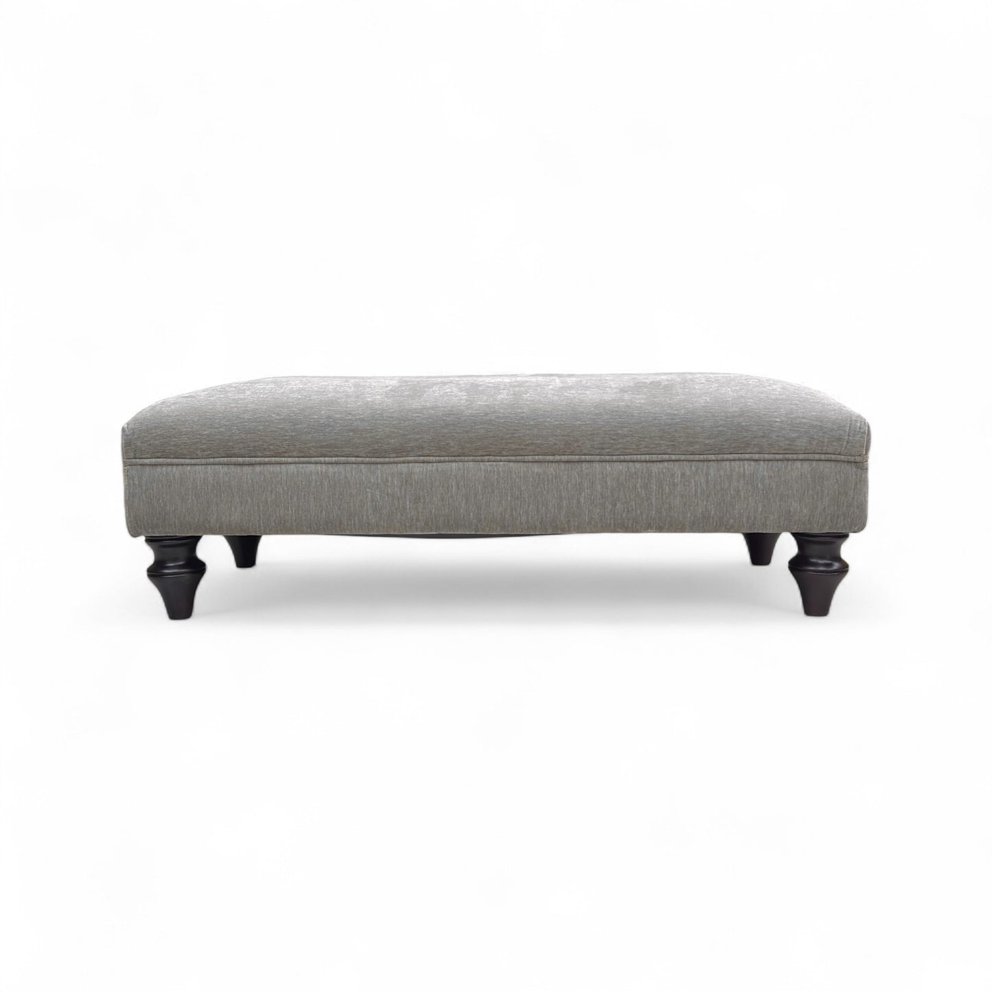 ‘Sydney' Taupe Combination Sydney Combination Large Plain Top Footstool