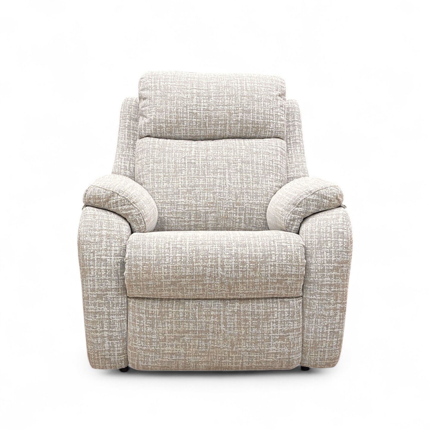 G Plan ‘Kingsbury’ B102 Shore Oatmeal Woven Fabric Power Recliner Armchair