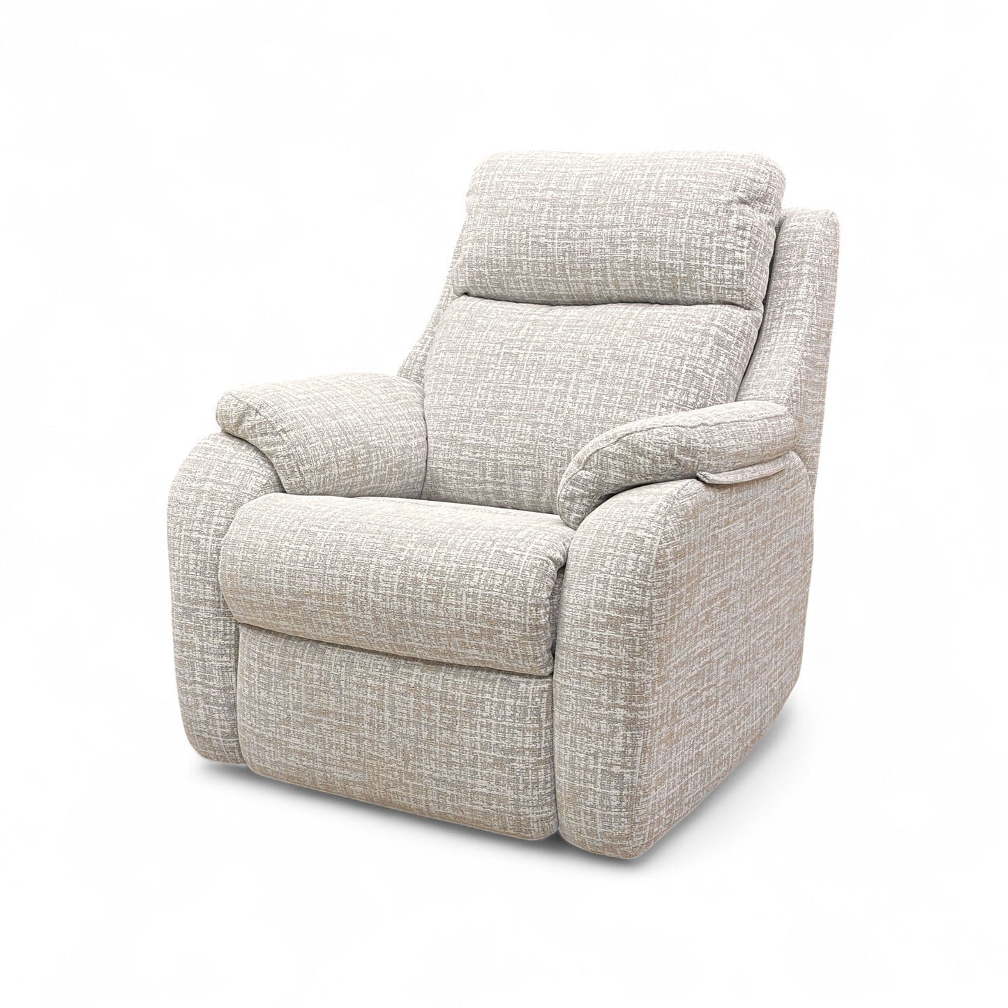 G Plan ‘Kingsbury’ B102 Shore Oatmeal Woven Fabric Power Recliner Armchair