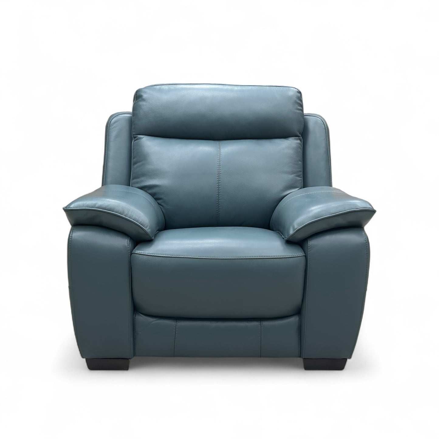 World of Leather ‘Starlight Express’ Bv-301e Lake Green Leather Armchair