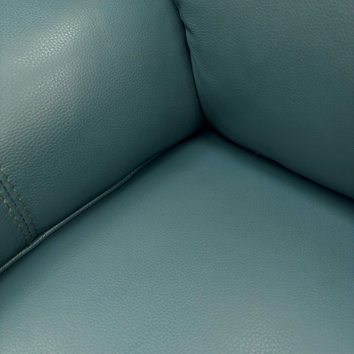 World of Leather ‘Starlight Express’ Bv-301e Lake Green Leather Armchair
