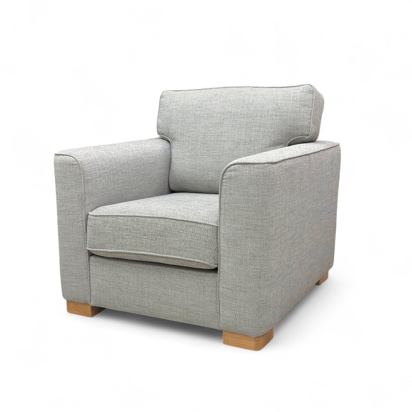 ‘Elora’ Kento 301 Warm Grey Dbf Woven Fabric Standard Armchair