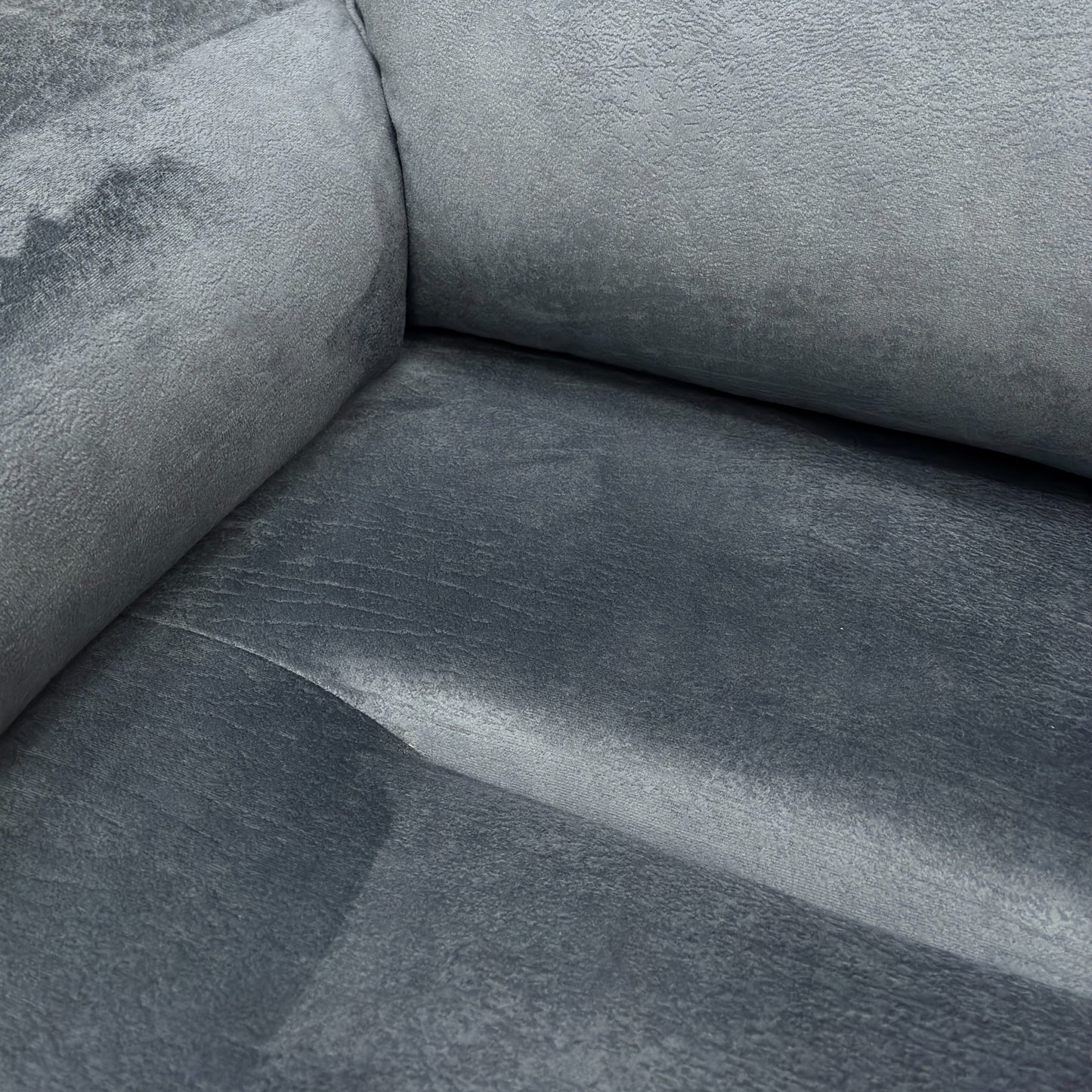 ‘Thornbury’ A026 Prama Midnight Velvet Small Right Hand Facing Power Recliner Corner Sofa with Power Headrests and Power Lumbar