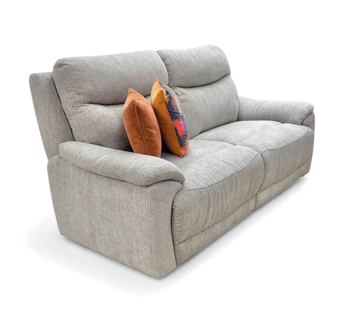‘Sloane’ 14445 Anivia Khaki 3 Seater Fabric Sofa