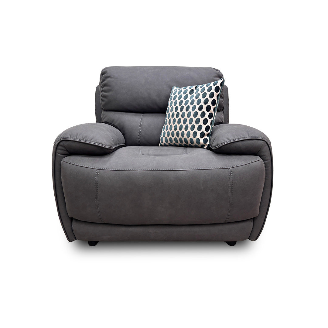 ‘Link’ Grey Heavy Duty Fabric Armchair