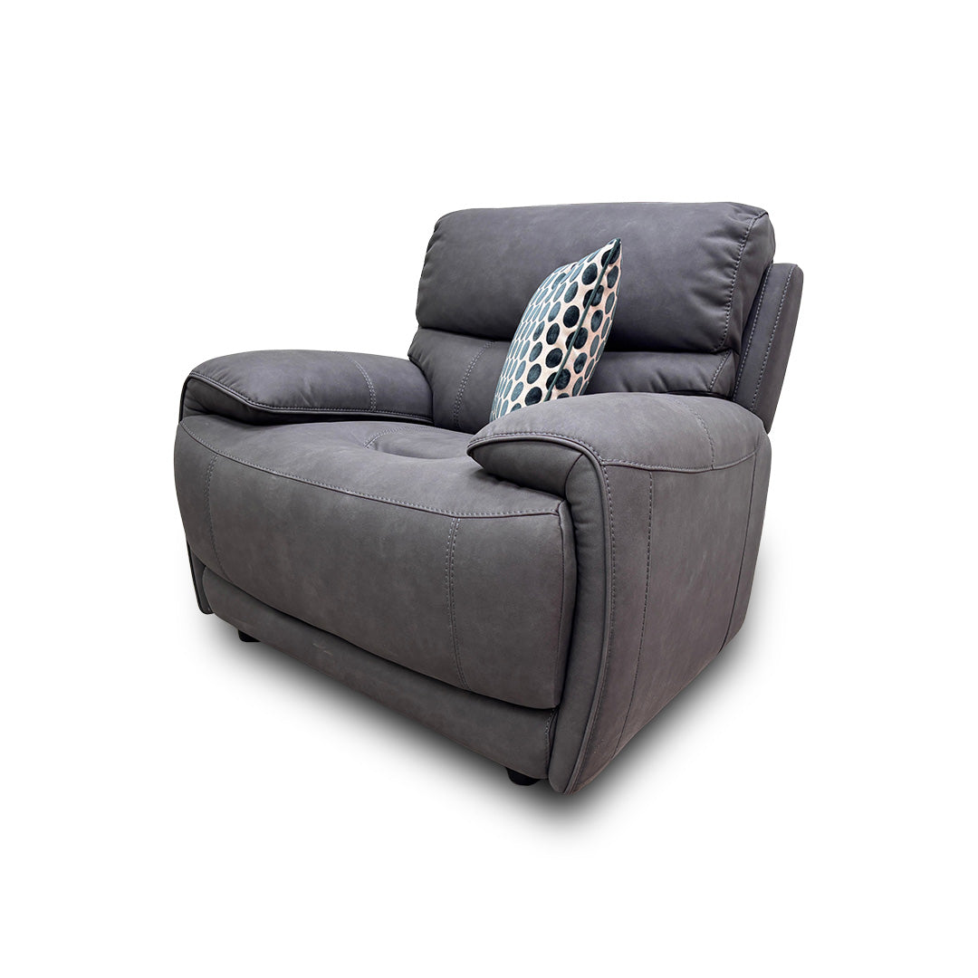 ‘Link’ Grey Heavy Duty Fabric Armchair