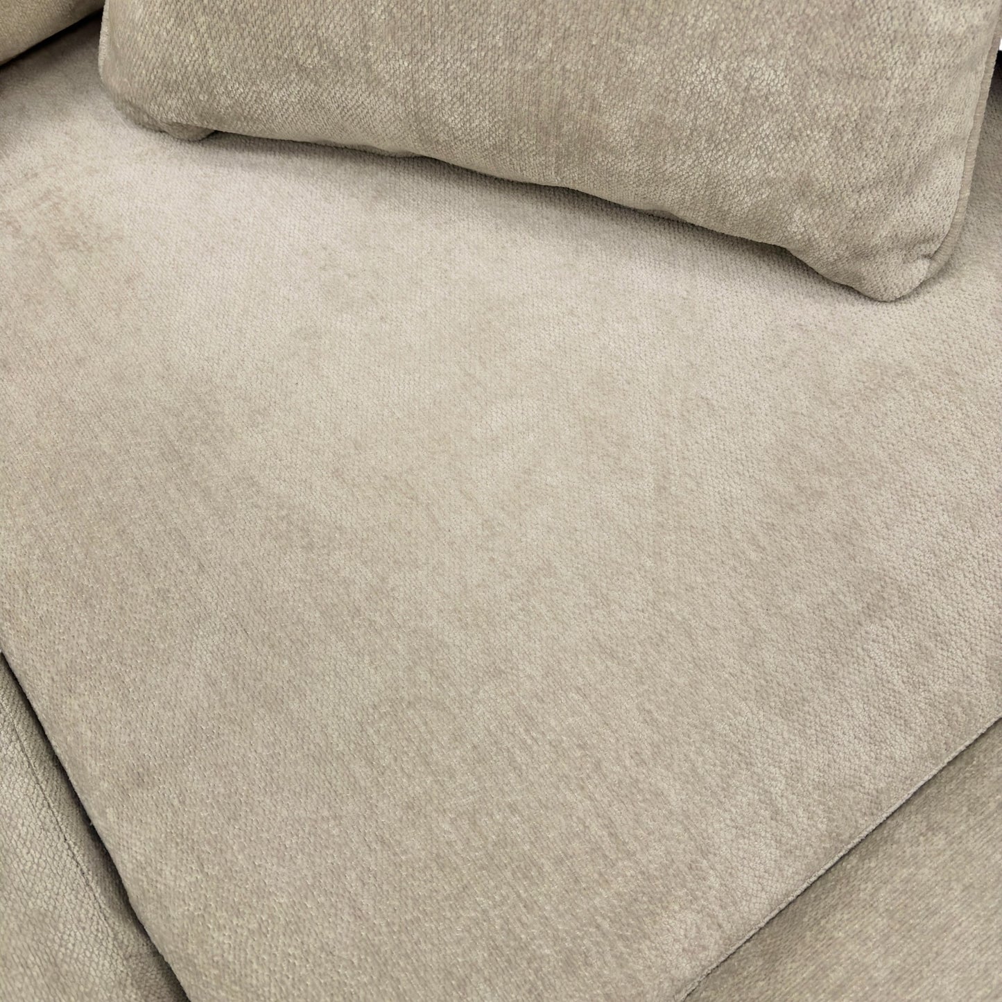 ‘Connor’ Silver Fabric 4 Piece Modular Corner Sofa