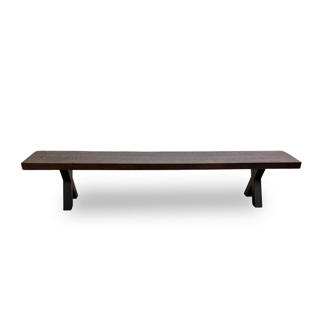 Bodahl ‘Terra’ 02 Smoked Compact Solid Oak 240cm Dining Bench
