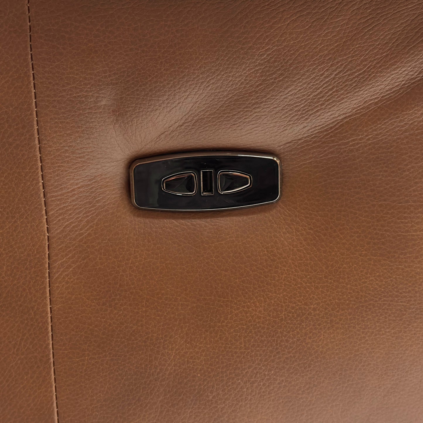 'Utah' Roast Lx-6414 Leather Power Recliner 3 Seater Sofa