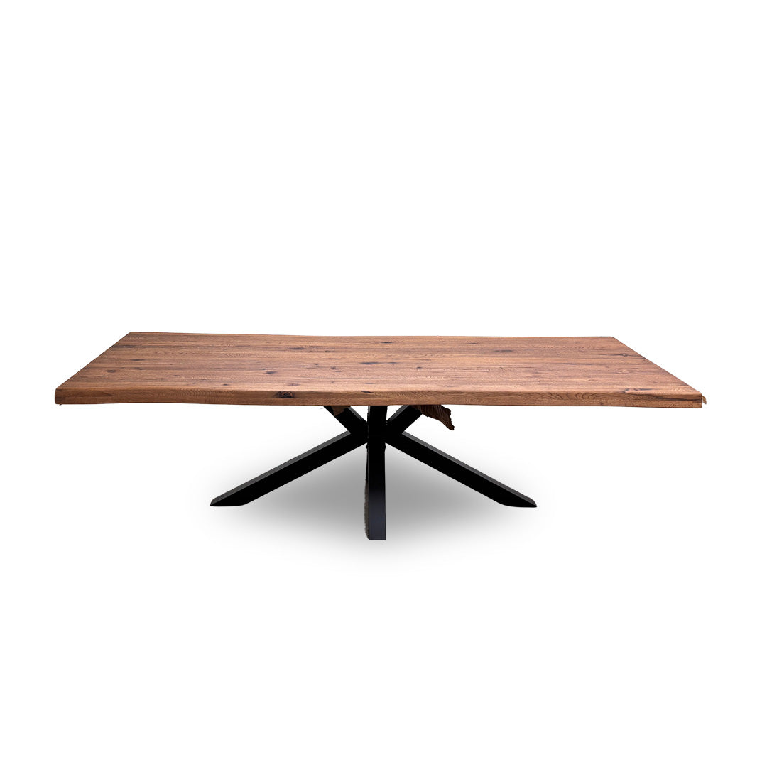 Bodahl 'Terra' Raw Edge 06 Old Bassano 260cm Dining Table with Star Legs