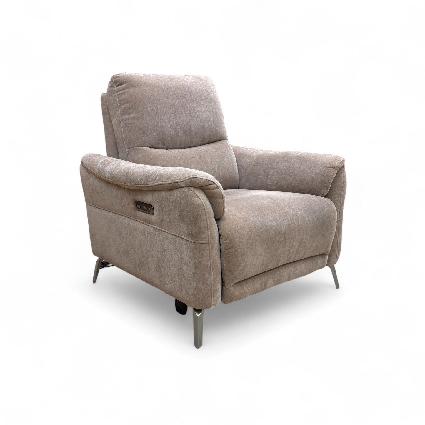 ‘Daytona’ Manhattan Nutmeg Linen Power Recliner Armchair