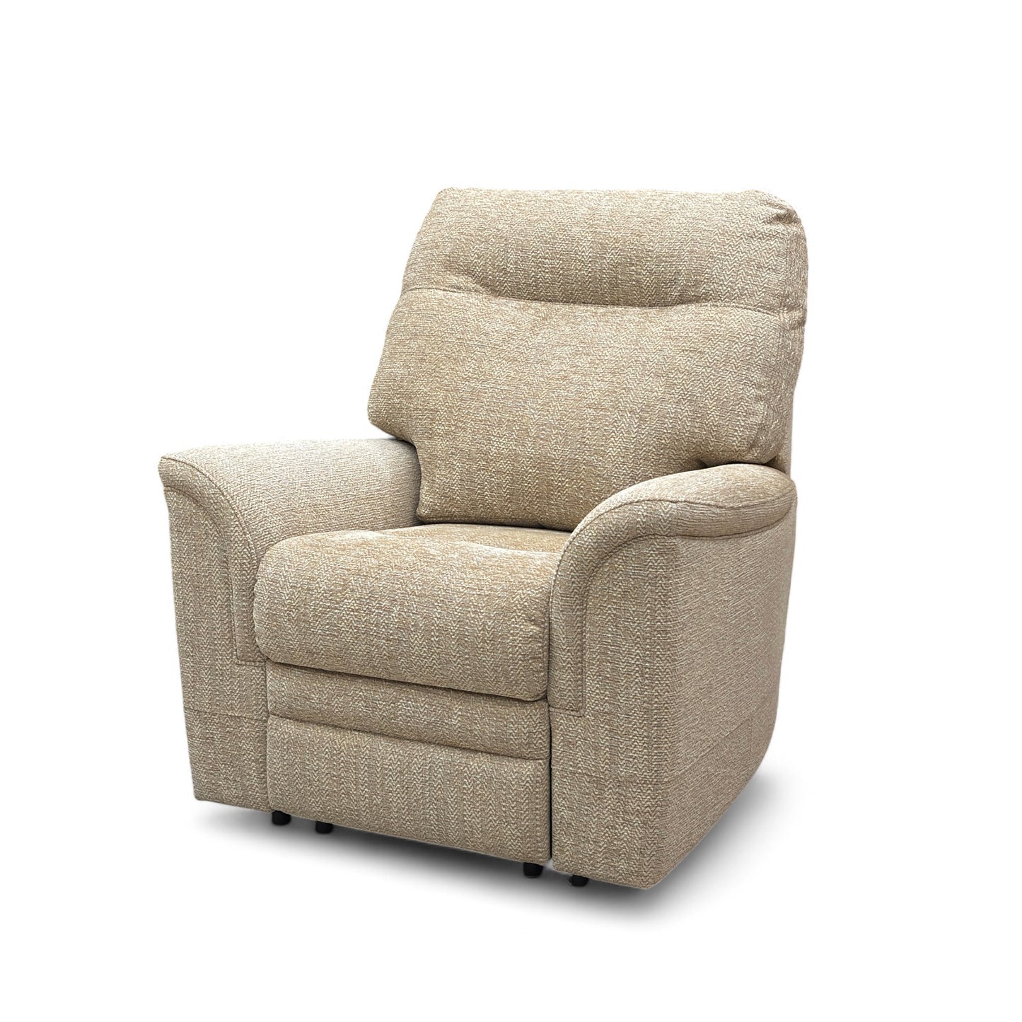 Parker Knoll ‘Hudson 23’ Cromwell Barley 001355-0042 Fabric Power Recliner Chair with Power Headrest and Power Lumbar