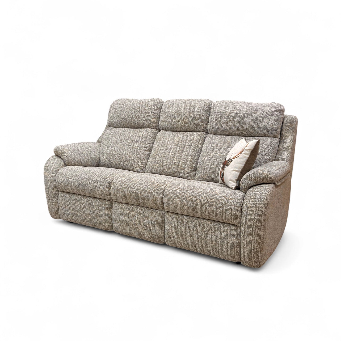 G Plan ‘Kingsbury’ B110 Lowry Sand Fabric 3 Seater Sofa