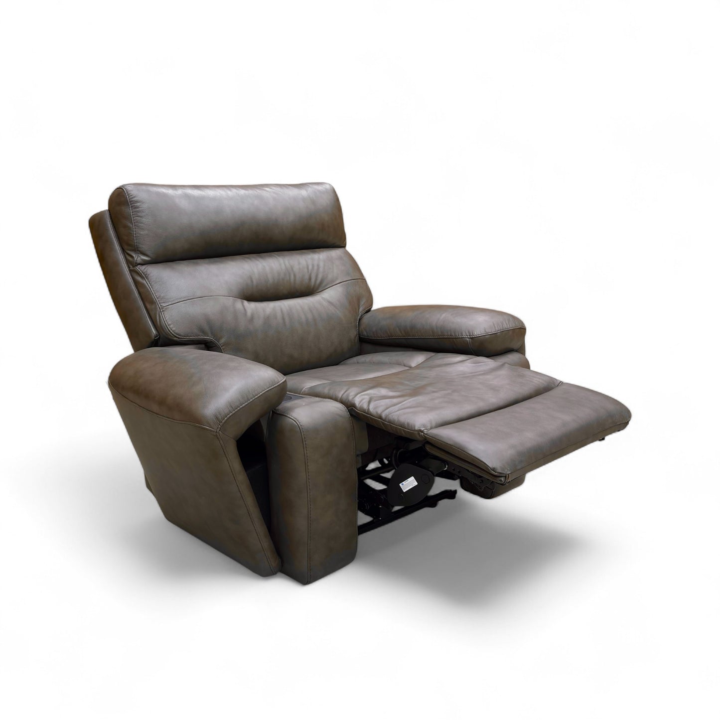‘Cinemax’ Lx-6414 Roast Dark Brown Leather Media Power Recliner Chair with Power Headrest