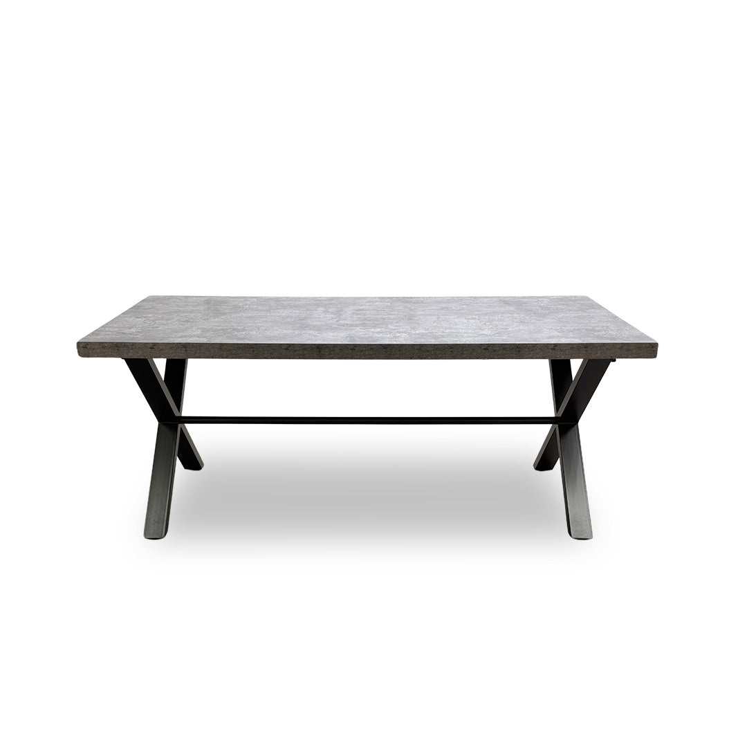 ‘Brooklyn’ Concrete Effect Large 190cm Dining Table