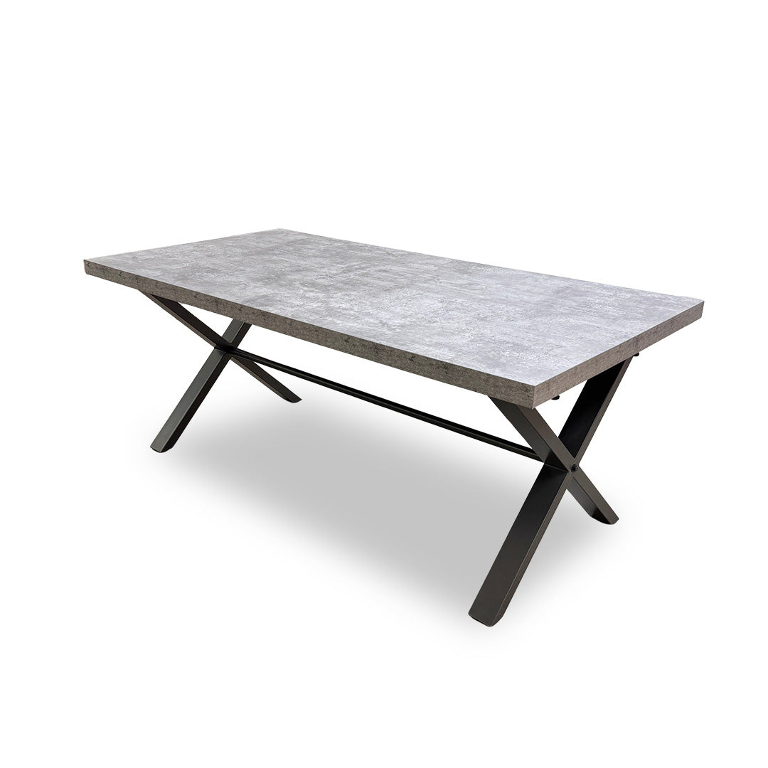 ‘Brooklyn’ Concrete Effect Large 190cm Dining Table