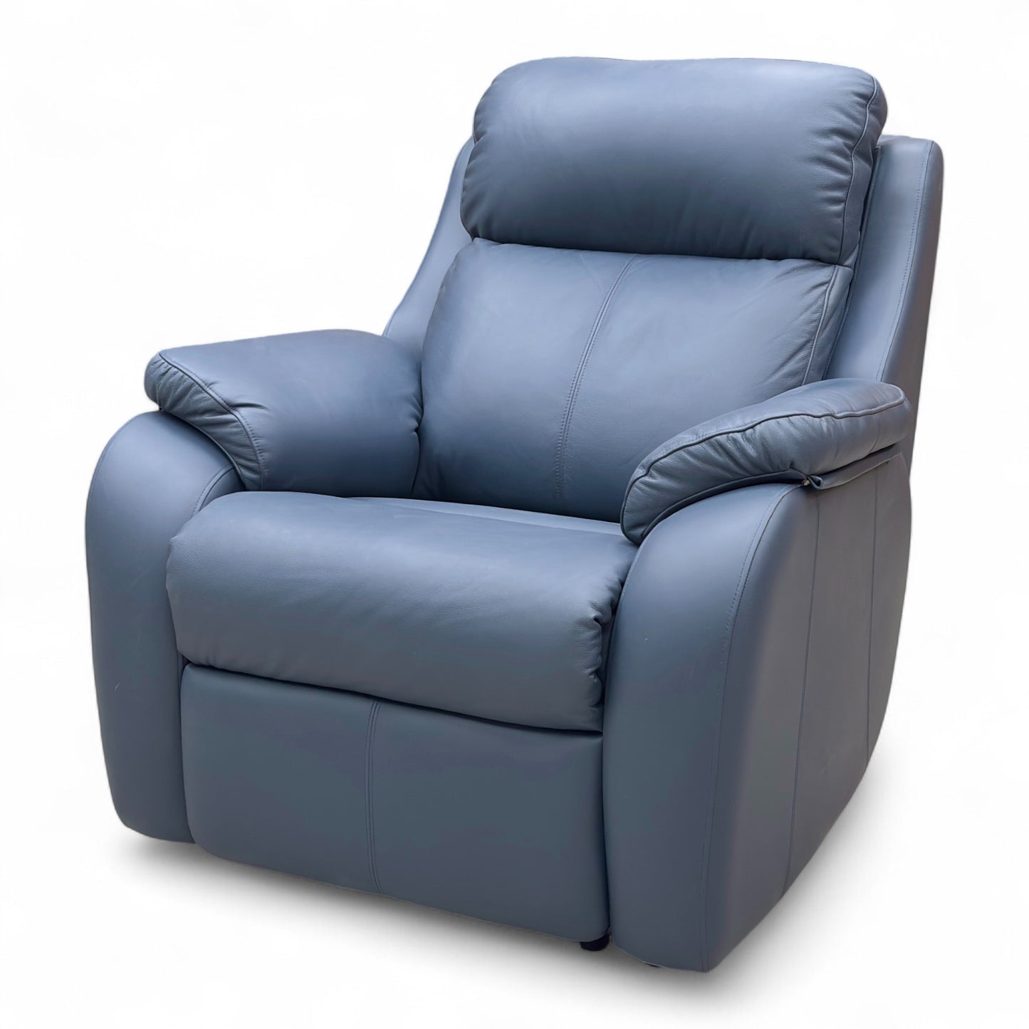 G Plan 'Kingsbury' L851 Cambridge Navy Blue Leather Power Recliner Chair with Power Headrest and Power Lumbar