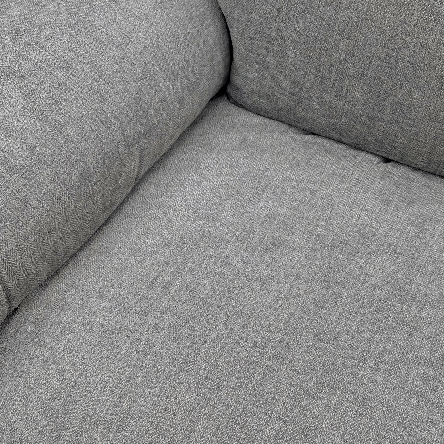 ‘Touch’ Fab-Meo-R27 Pewter Grey Fabric Power Recliner Armchair