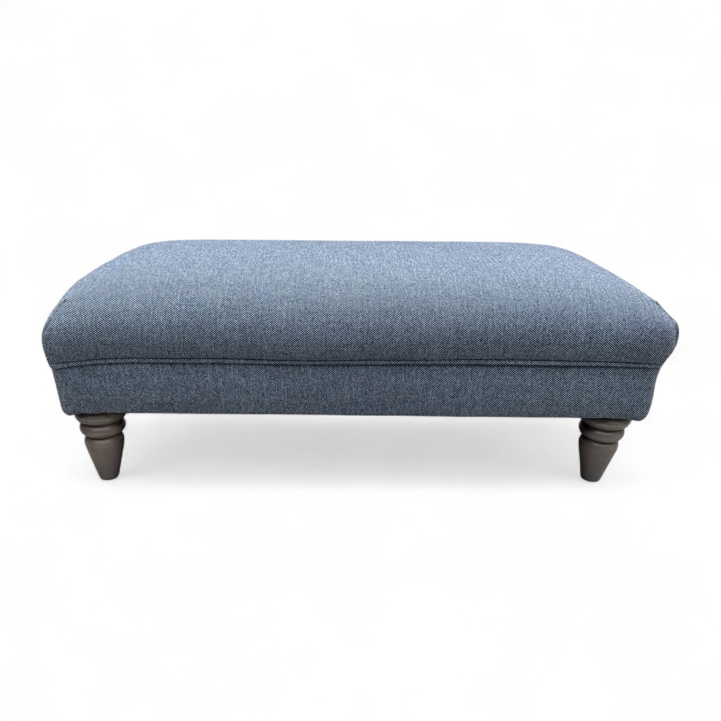 'Livie' Charcoal Livie Fabric Bench Footstool