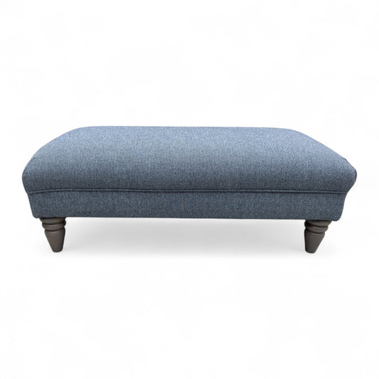 'Livie' Charcoal Livie Fabric Bench Footstool