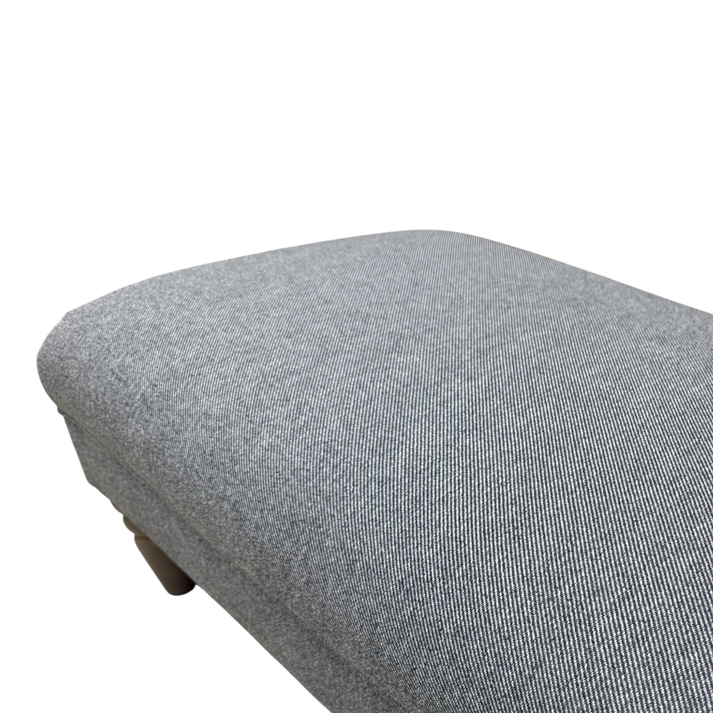 'Livie' Charcoal Livie Fabric Bench Footstool
