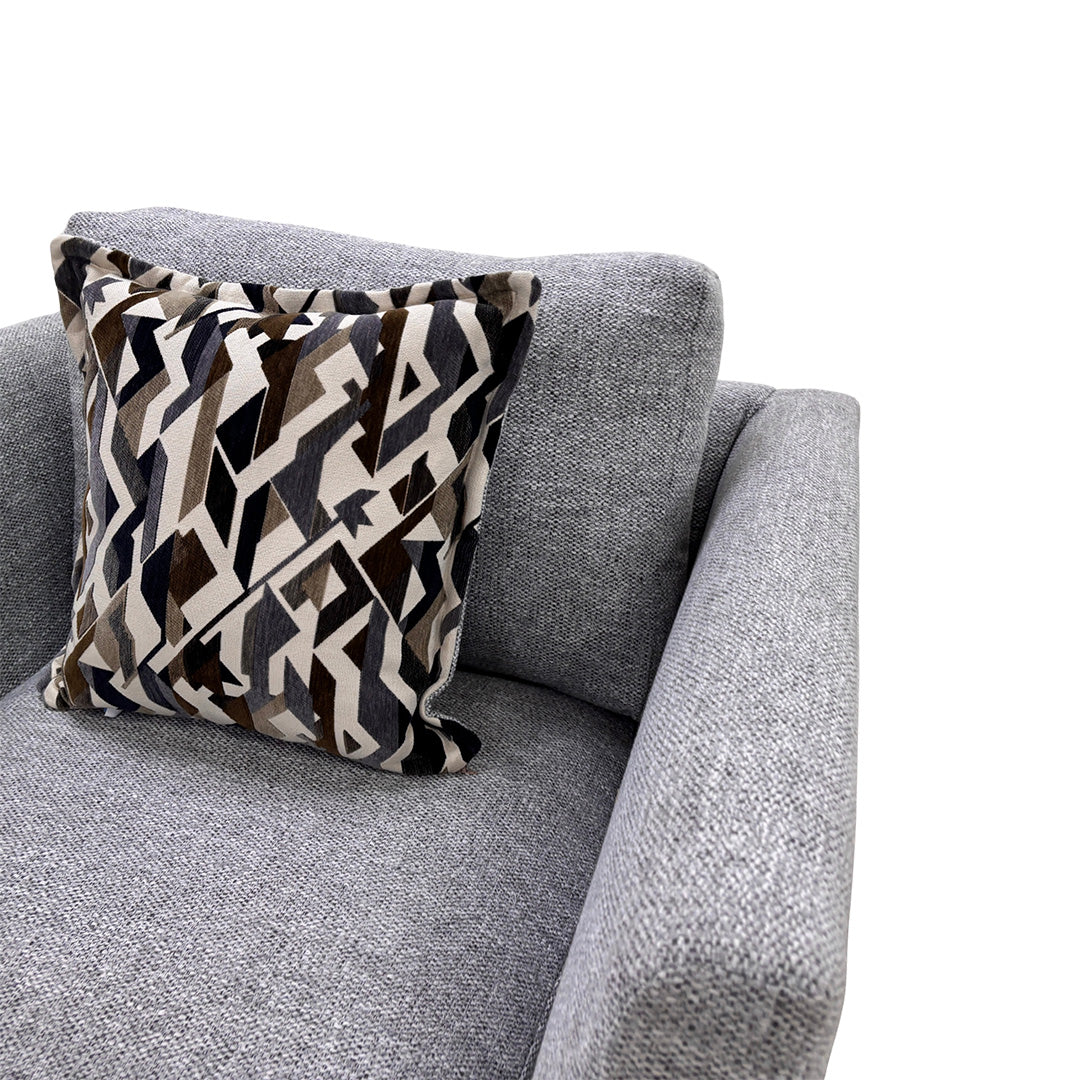 Ercol ‘Iris’ Pale Grey Fabric Armchair