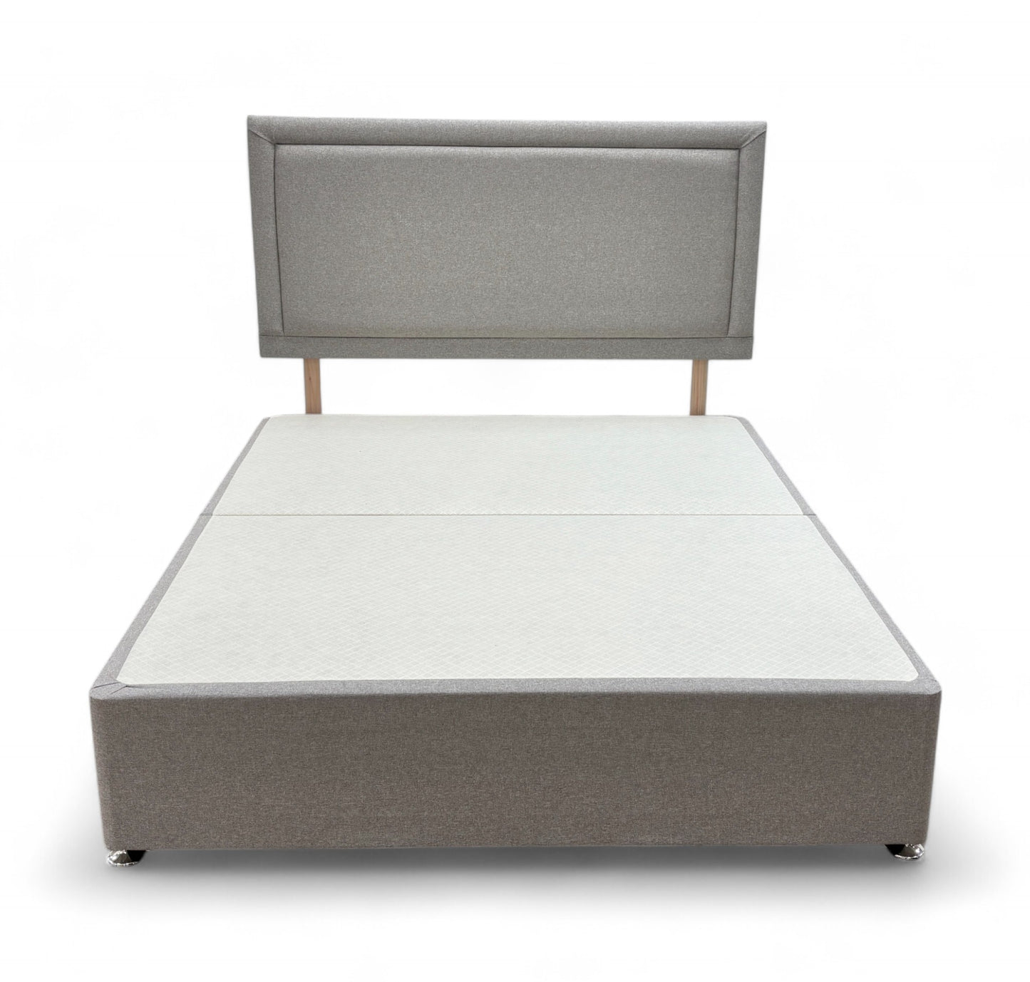 ‘Chaplin’ Heritage Mink Velvet King Bed with 4 Drawers