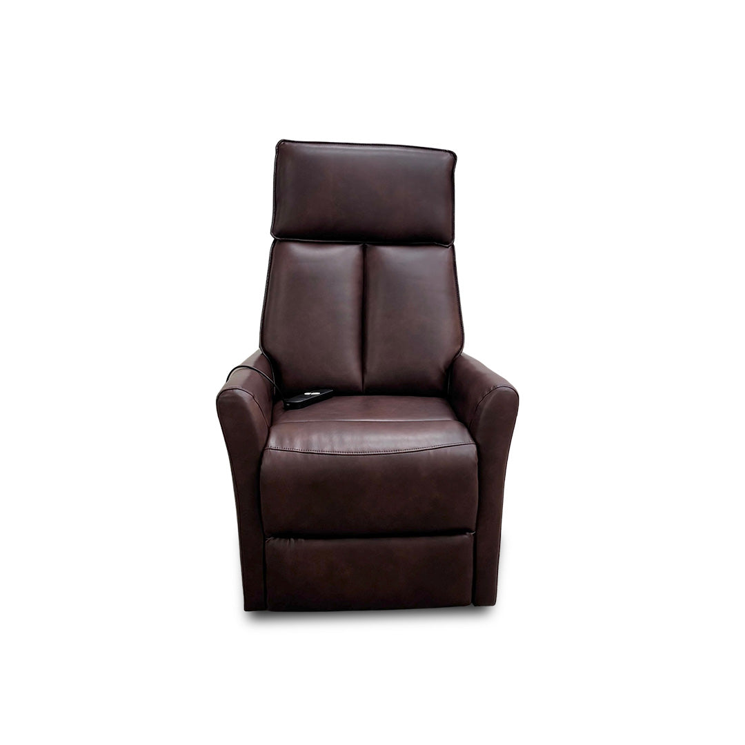 ‘Lomon’ Tan Brown Faux Leather Lift & Rise Chair